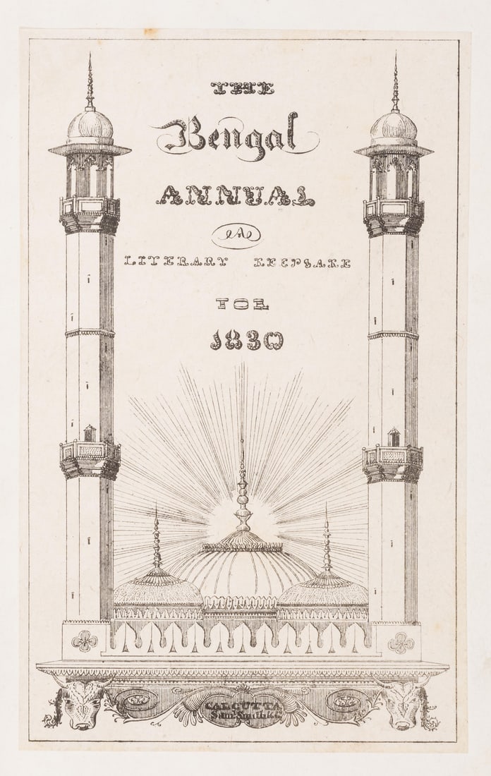India.- Richardson (David Lester, editor) The Bengal Annual. A Literary Keepsake for M.DCCCXXX, R (1 of 1)