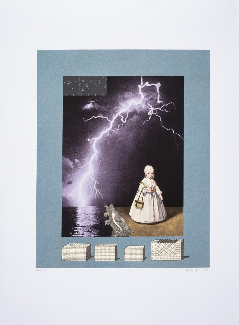 Peter Blake (b.1932) Homage to Joseph Cornell: Peter Blake (b.1932) Homage to Joseph Cornell Screenprint in colours, 1996, signed in pencil, numbered from the edition of 250, printed by Coriander Studio, published by The Big Art Issue, with their