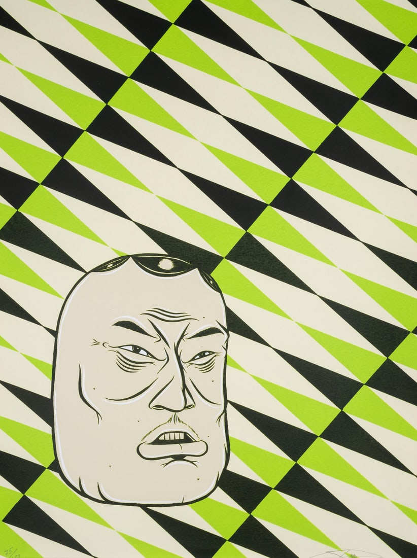 Barry McGee (b.1966) Untitled: Barry McGee (b.1966) Untitled Screenprint in colours, 2023, signed in pencil, numbered from the edition of 100, published by Underdogs, Lisbon, on wove paper, the full sheet printed to the edges, shee