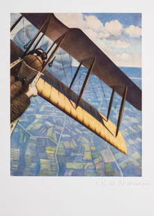 Christopher Richard Wynne Nevinson (1889-1946) Modern War Paintings: Christopher Richard Wynne Nevinson (1889-1946) Modern War Paintings The book, 1917, with the signed offset lithograph printed in colours, published by Grant Richards Ltd., London, bound as issued, on