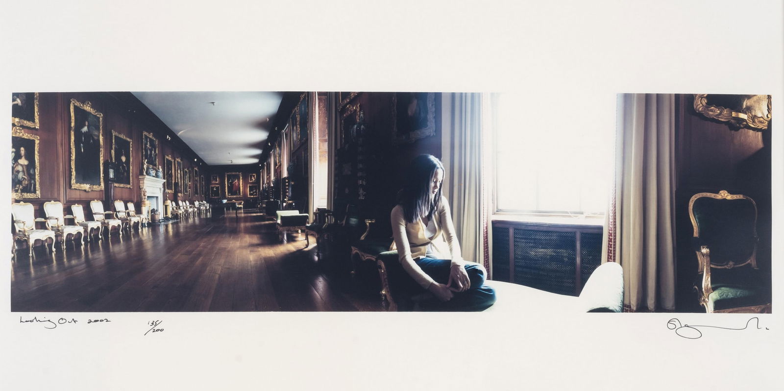 Sam Taylor-Johnson (b.1967) Looking Out: Sam Taylor-Johnson (b.1967) Looking Out C-type print in colours, 2002, signed, titled and dated in black ink, numbered from the edition of 200, printed and published by Counter Editions, London, on gl