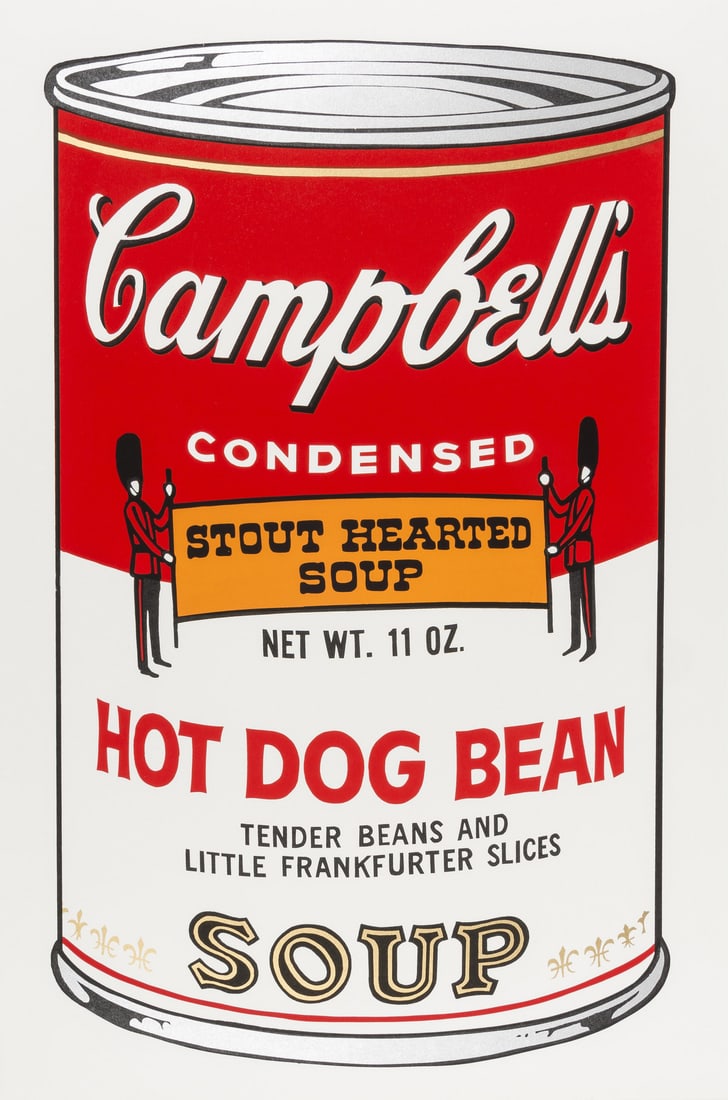 Andy Warhol (1928-1987) after. Soup Can II (Sunday B. Morning) (set of ten) (1 of 10)