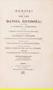 Boxing.- Mendoza (Daniel) Memoirs of the Life...and an Account of the Numerous Contests in which he