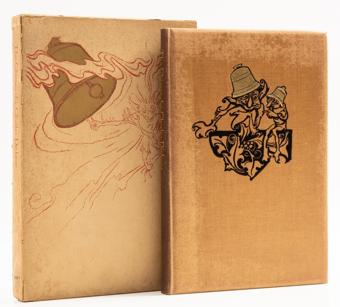Rackham (Arthur).- Dickens (Charles) The Chimes, limited edition, signed by the illustrator, for the: Rackham (Arthur).- Dickens (Charles) The Chimes, limited edition signed by Arthur Rackham, illustrations by Arthur Rackham, printed in b