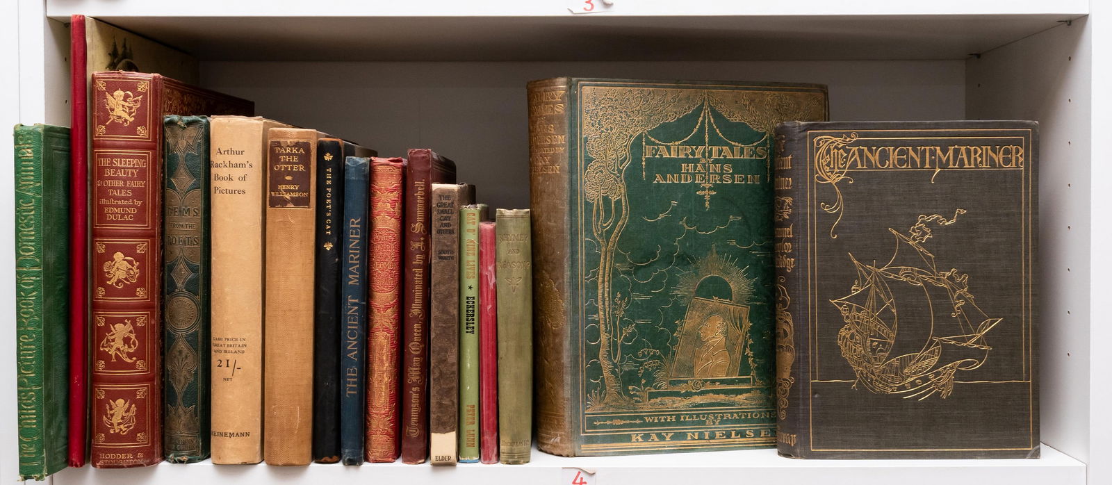 Rackham (Arthur) Arthur Rackham's Book of Pictures, William Heinemann, 1923; and others, children's: Rackham (Arthur) Arthur Rackham's Book of Pictures, tipped-in colour frontispiece and plates by Rackham, some browning to half-title and plate margins, some spott
