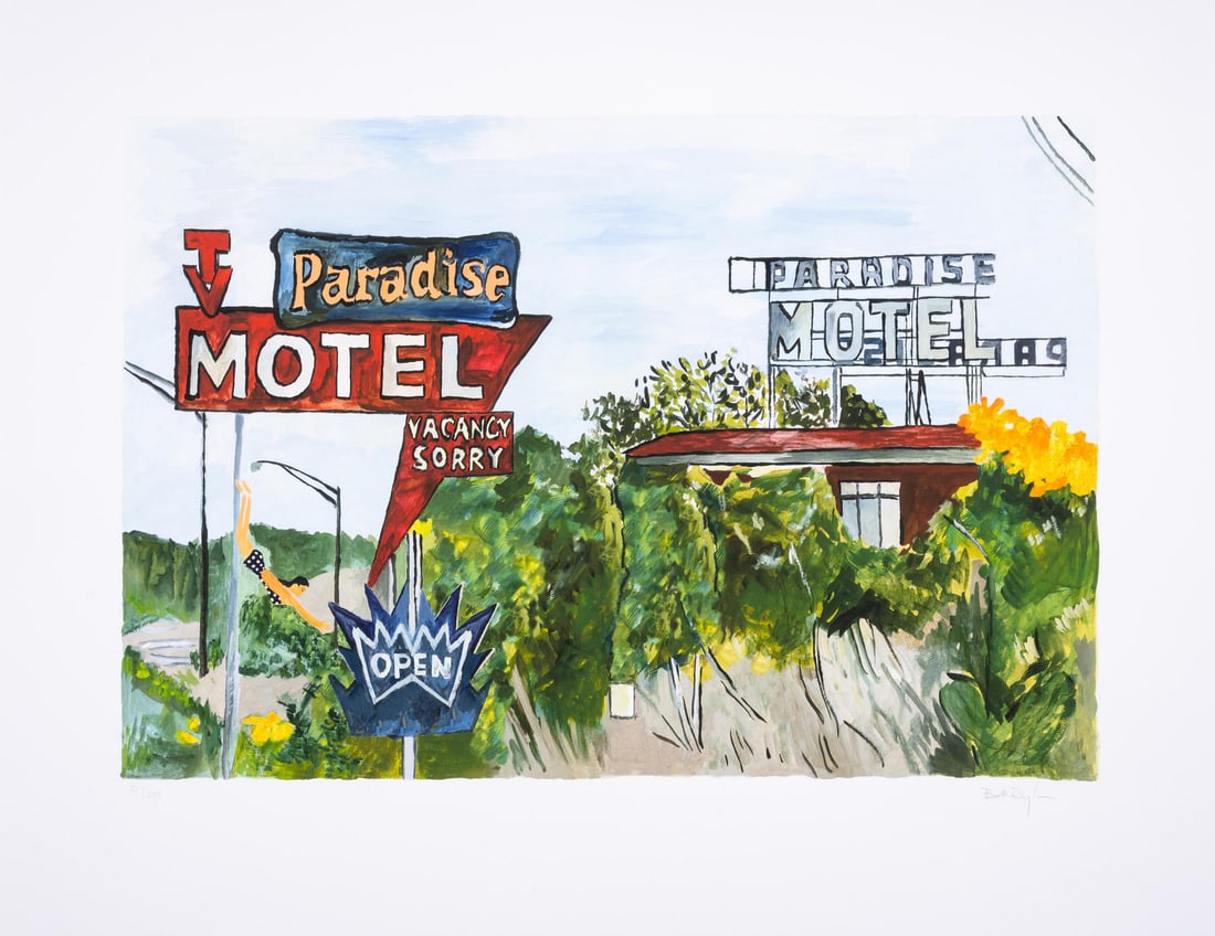 Bob Dylan (b.1941) Florida Country, from The Beaten Path Series (2016): Bob Dylan (b.1941) Florida Country, from The Beaten Path Series (2016) Digital pigment print in colours, 2016, signed in pencil, numbered from the edition of 295, printed by GTZ Fine Art Edition