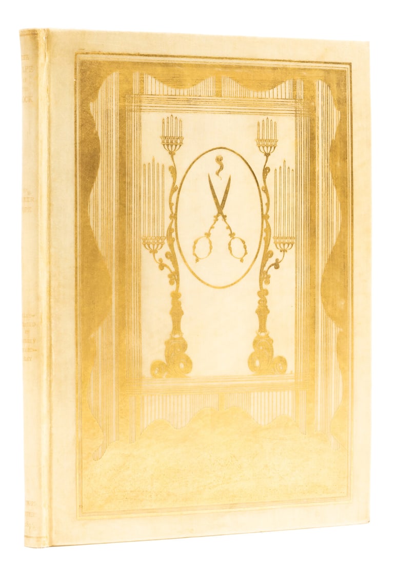 Beardsley (Aubrey).- Pope (Alexander) The Rape of the Lock, one of 25 copies on Japanese vellum,: Beardsley (Aubrey).- Pope (Alexander) The Rape of the Lock, one of 25 copies on Japanese vellum, title printed in red and black, frontispiece, 6