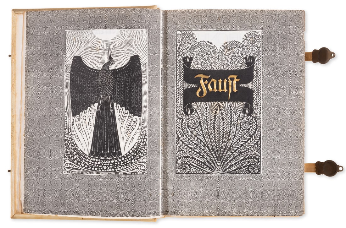 Ehmcke (Fritz Helmuth).- Goethe (Johann Wolfgang von) Faust, limited edition on hand-made paper, (1 of 1)