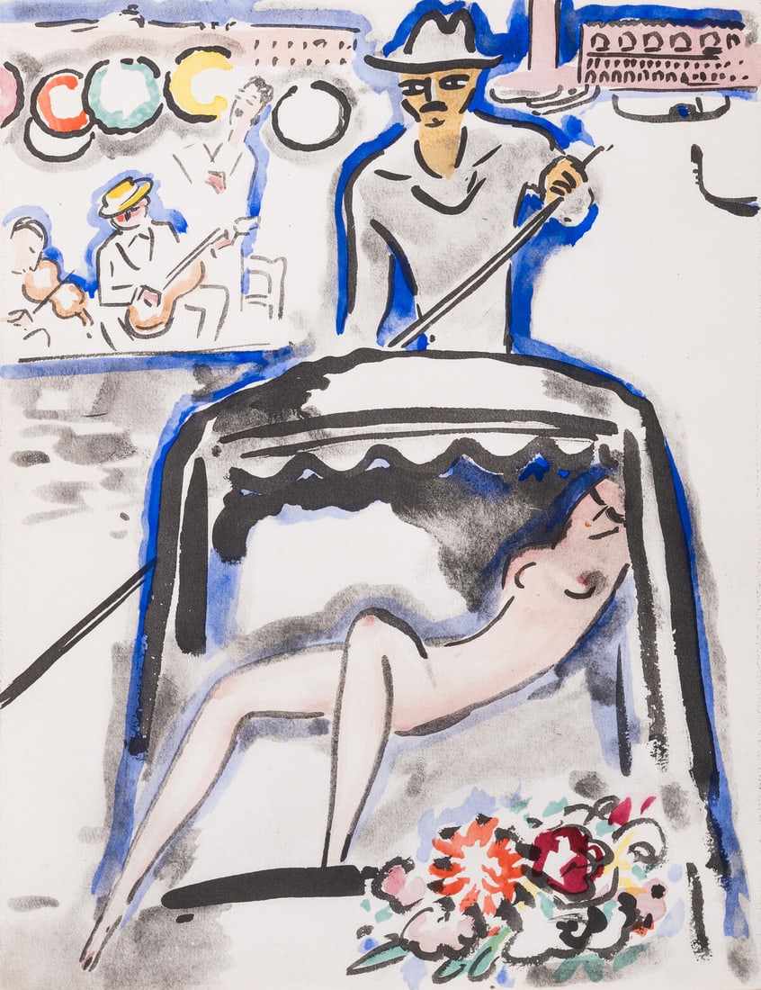 van Dongen (Kees).- Leclère (Paul) Venise Seuil des Eaux, one of 250 on Hollande, pochoir plates (1 of 1)