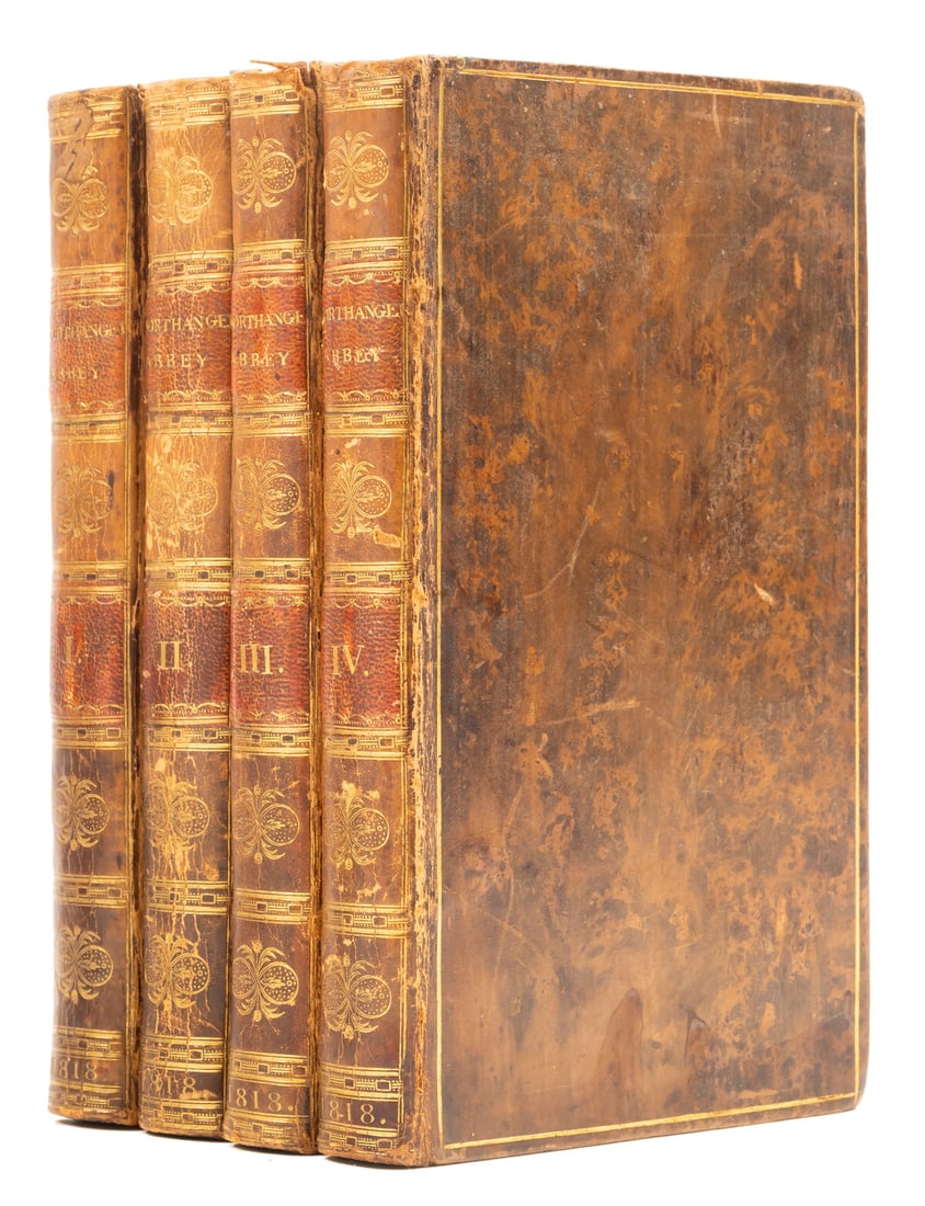Austen (Jane) Northanger Abbey and Persuasion, 4 vol., first edition, John Murray, 1818.: Austen (Jane) Northanger Abbey and Persuasion, 4 vol., first edition, half-title lacking vol. 2 only, vol.