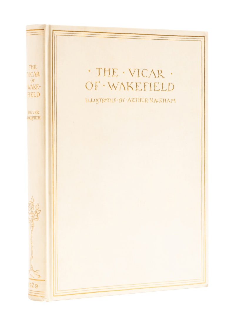 Rackham (Arthur).- Goldsmith (Oliver) The Vicar of Wakefield, one of 575 copies signed by the: Rackham (Arthur).- Goldsmith (Oliver) The Vicar of Wakefield, one of 575 copies signed by the illustrator, 12 colour plates by Arthur Rackham, il