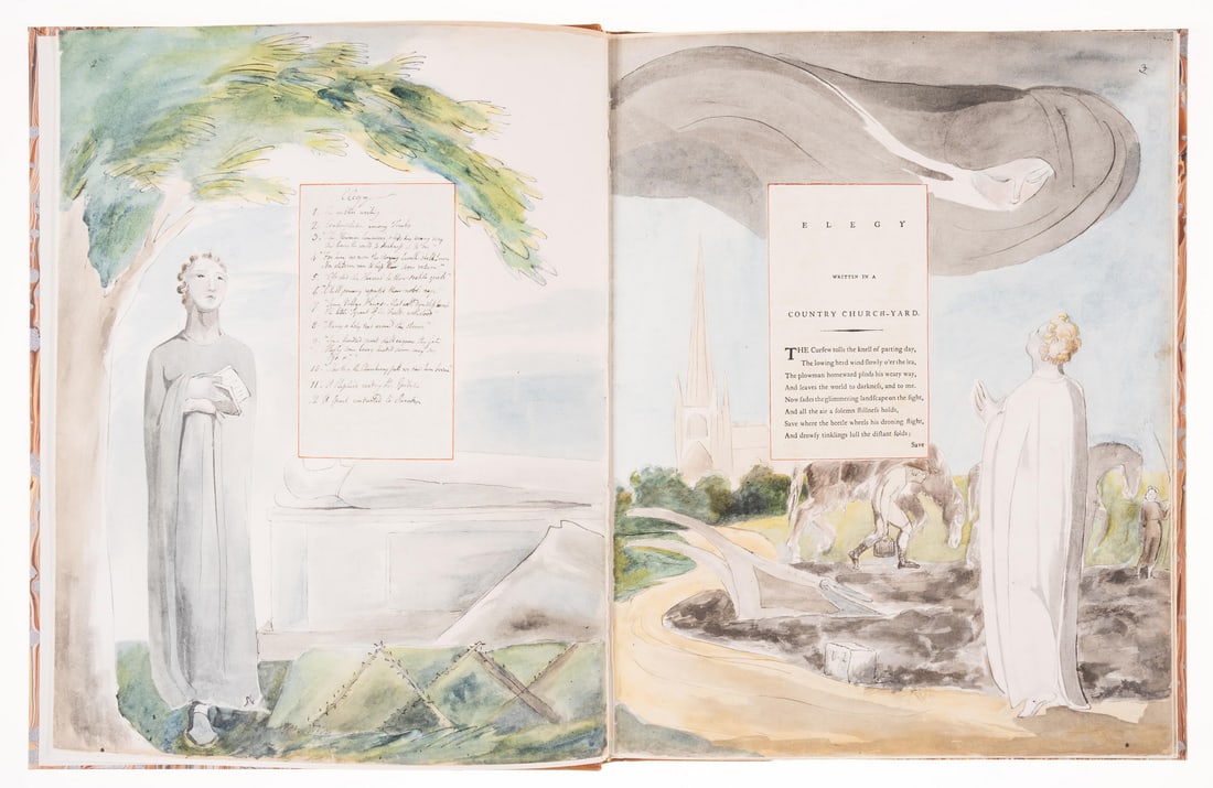 Trianon Press.- Blake (William) William Blake's Water-Colour Designs for the Poems of Thomas Gray, 3: Trianon Press.- Blake (William) William Blake's Water-Colour Designs for the Poems of Thomas Gray, Introduction