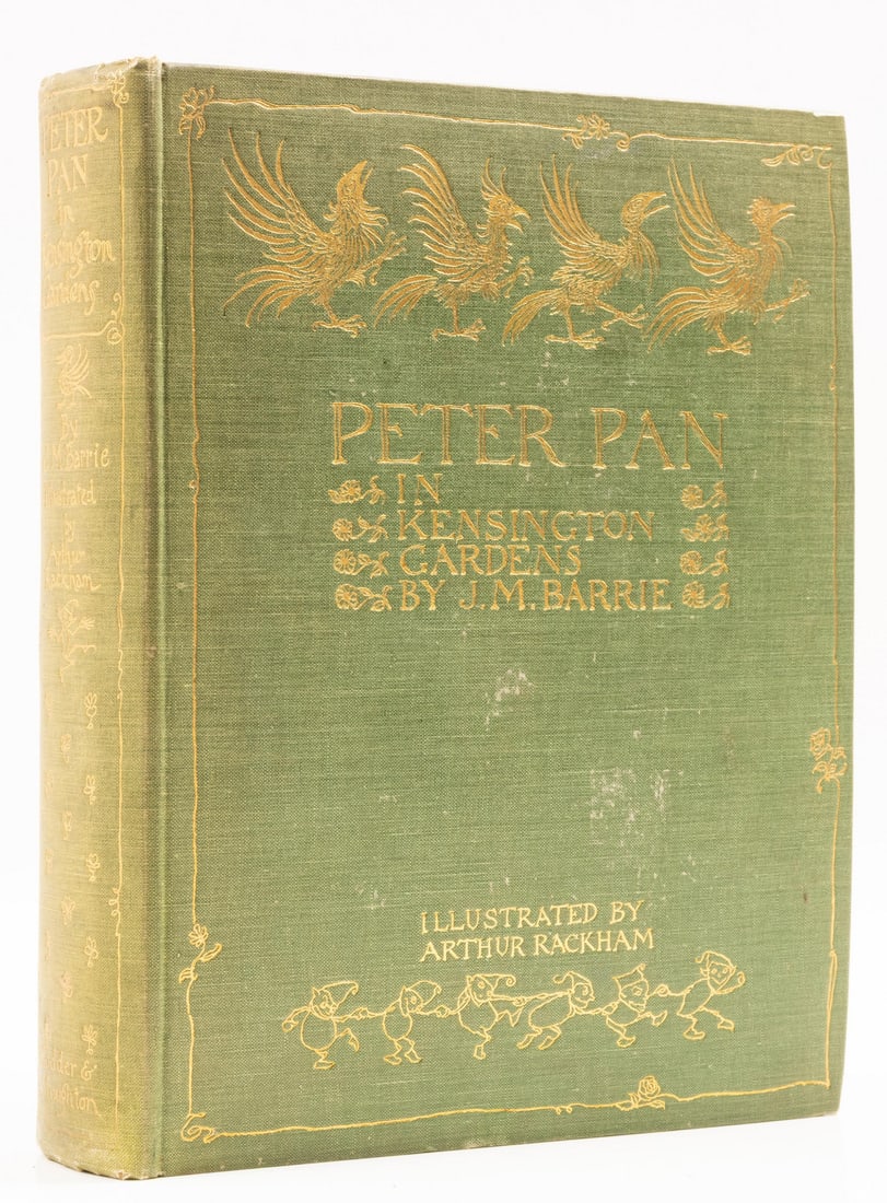 Rackham (Arthur).- Barrie (J.M.) Peter Pan in Kensington Gardens, new edition, 50 tipped-in colour: Rackham (Arthur).- Barrie (J.M.) Peter Pan in Kensington Gardens, new edition, tipped-in colour frontispiece and 49 plates by Arthur Rackham, cap