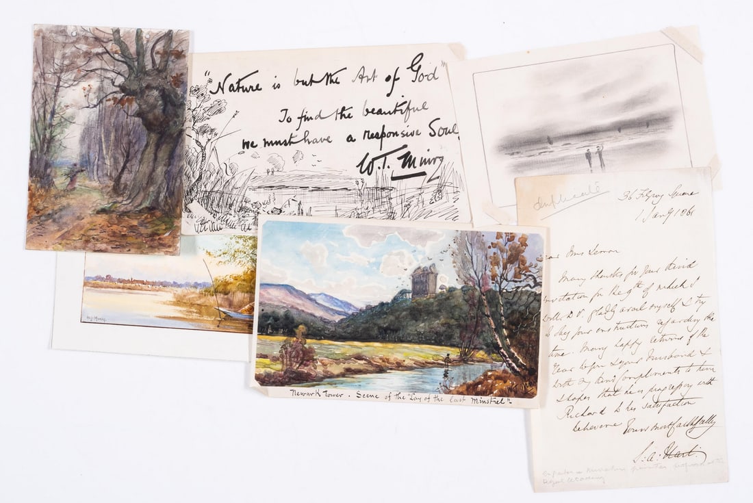Artists.- Collection of letters, including: John Millais, GF Watts, Frederick Leighton, Luke Fildes,: Artists.- Collection of letters, including: John Millais, Ernest Parton, Val Prinsep, Solomon J Solomon, Miss Alma Tadema, GF Watts, Frederick Leighton, Count D'Orsay, Luke Fildes, Ed