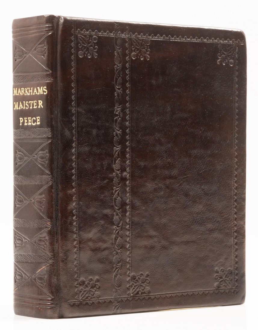 Farriery & Veterinary.- Markham (Gervase) Markhams Maister-Peece: containing all knowledge belonging: Farriery & Veterinary.- Markham (Gervase) Markhams Maister-Peece: containing all knowledge belonging to the Smith, Farrier, or Horse-Leech, s
