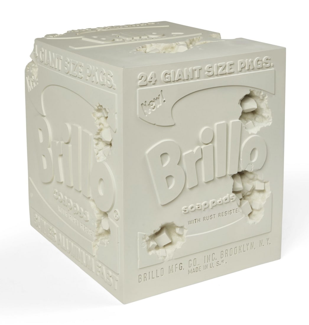 Daniel Arsham (b.1980) Eroded Brillo Box: Daniel Arsham (b.1980)Eroded Brillo Box Cast resin multiple with quartz crystal, 2020, labelled 'Artist Proof' on the holographic authenticity label on the box, aside from the edition of 500, publishe
