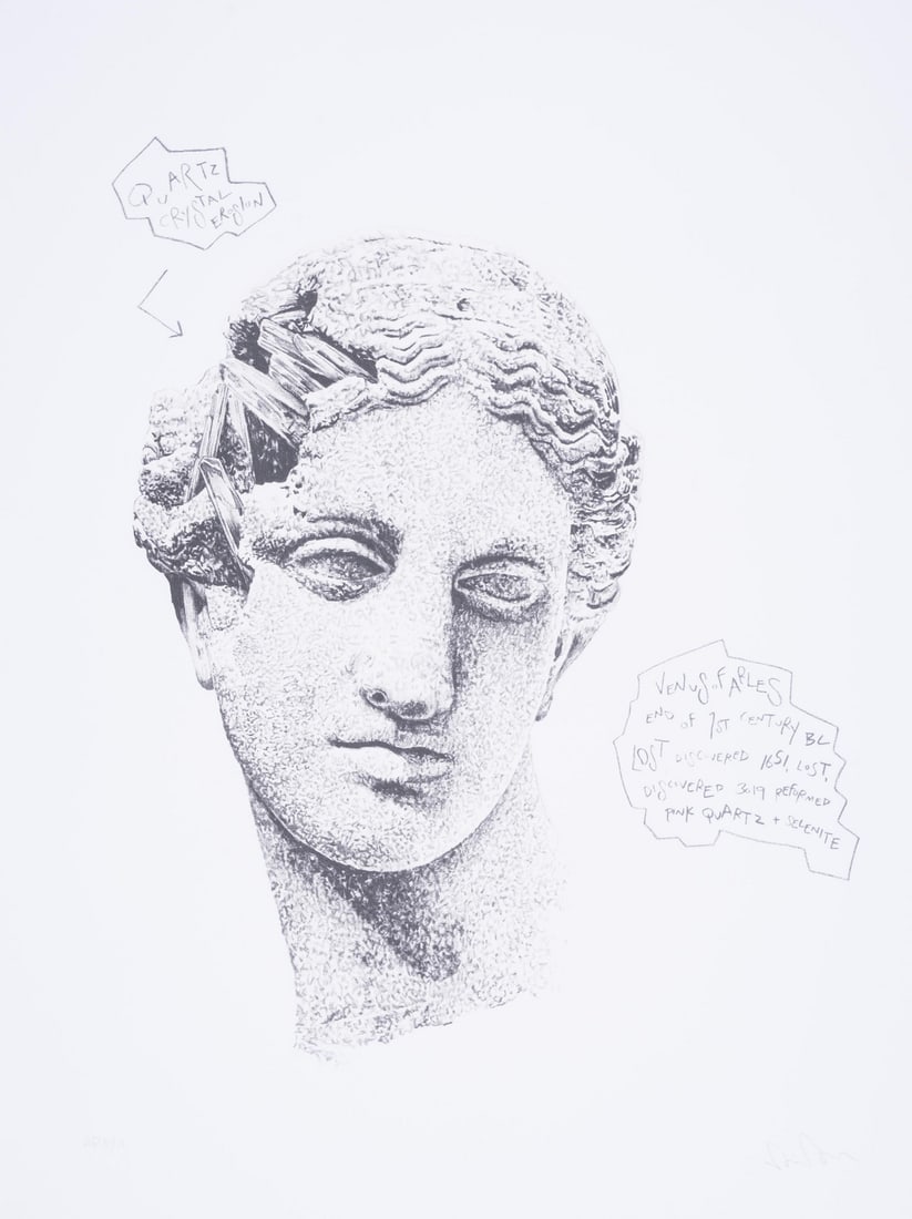 Daniel Arsham (b.1980) Eroded Classical Prints (Set of Three): Daniel Arsham (b.1980) Eroded Classical Prints (Set of Three) The complete portfolio, 2020, comprisi