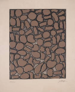 Pierre Fernandez Arman (1928-2005) Untitled, from Bonjour Max Ernst: Pierre Fernandez Arman (1928-2005) Untitled, from Bonjour Max Ernst Etching with aquatint printed in colours, 1974, signed in pencil, numbered from the edition of 100, published by Les Éditions