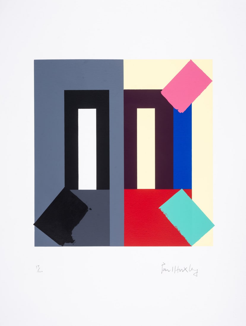 Paul Huxley (b.1938) Untitled, from Chelsea Arts Club Centenary Portfolio 1991: Paul Huxley (b.1938) Untitled, from Chelsea Arts Club Centenary Portfolio 1991 Screenprint in colours, 1991, signed in pencil, numbered from the edition of 100, published by the Chelsea Arts Club, Lon