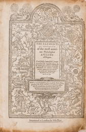 Euclid. The Elements of Geometrie, first edition in English of the first complete translation,