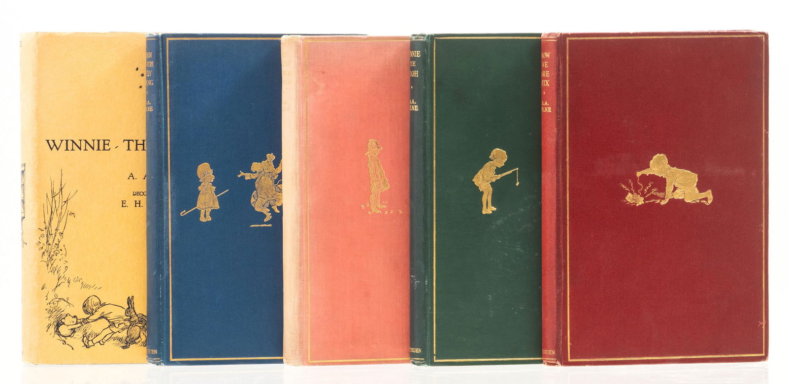Milne (A. A.) [The Christopher Robin books], 4 vol., mixed editions, 1925-29 & another copy of (1 of 1)