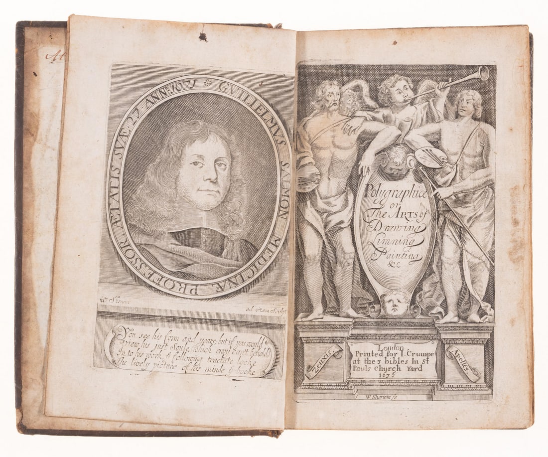 Salmon (William) Polygraphice: or The Arts of Drawing, Engraving, Etching..., fourth edition, Robert: Salmon (William) Polygraphice: or The Arts of Drawing, Engraving, Etching, Limning, Painting...Colouring, Dying, Beautifying and Perfuming, fourth edition, engrav