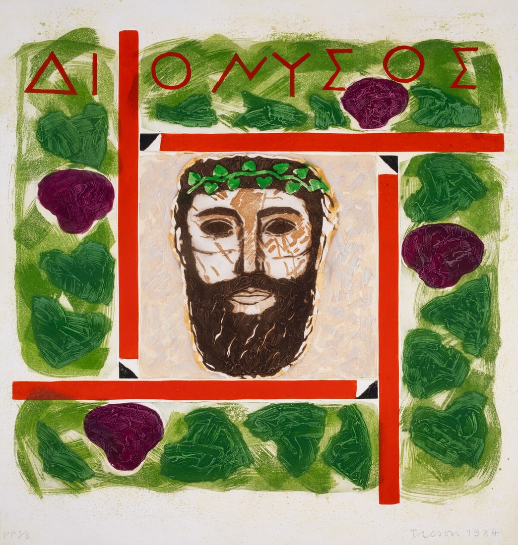 Joe Tilson (1928-2023) Mask of Dionysus, from Masks (di Martino p.148) (1 of 1)