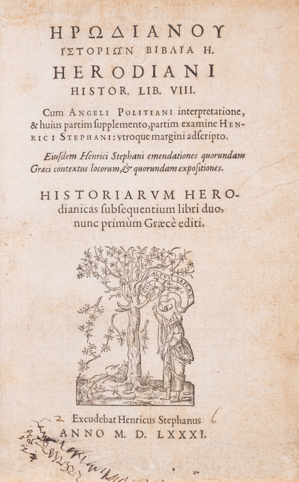Livius (Titus)  Historiae Romanae principis decades tres cum dimidia, Paris, Michel de Vascosan,
