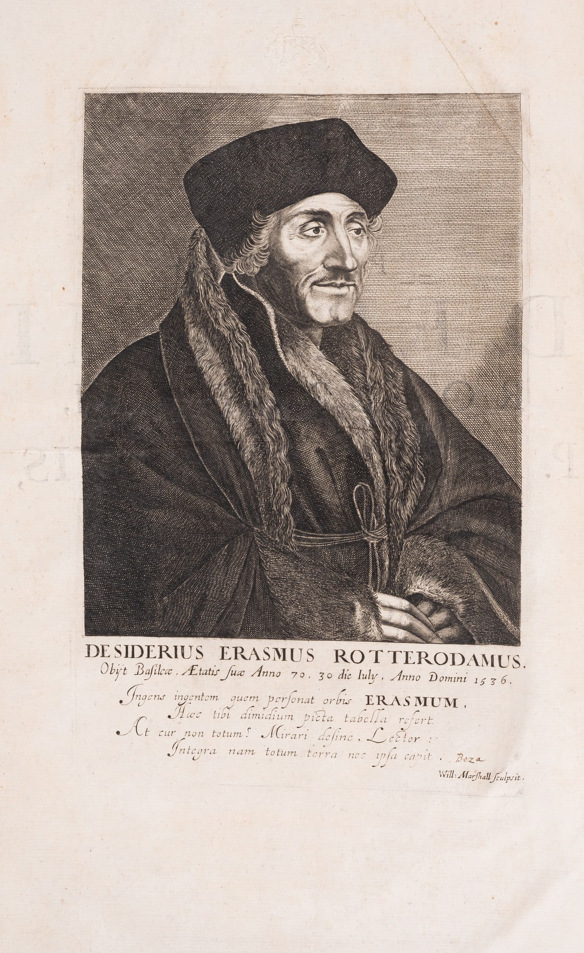 Erasmus (Desiderius) Epistolarum libri XXXI et P.Melanc [h] thonis libri IV..., 2 vol. in 1, (1 of 1)
