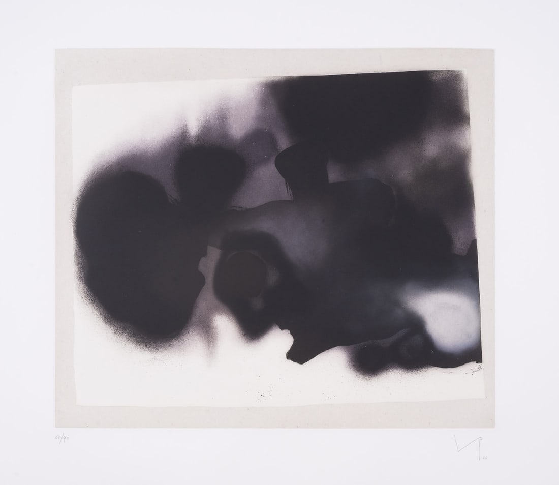 Victor Pasmore (1908-1998) The Cloud (Lynton G45): Victor Pasmore (1908-1998)The Cloud (Lynton G45)Etching with aquatint, 1986, initialed and dated in pencil, numbered from the edition of 90, printed by Vigna Antoniniana Stamperia d'arte, Rome, with t