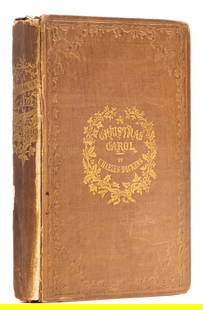 Dickens (Charles) A Christmas Carol. In Prose. Being a Ghost Story of Christmas, first edition,: Dickens (Charles) A Christmas Carol. In Prose. Being a Ghost Story of Christmas, first edition, first impression, first issue, first state with title page in red