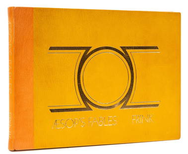 Frink (Elisabeth).- Aesop. Fables, one of 250 copies numbered and signed by the artist on half-title: Frink (Elisabeth).- Aesop. Fables, one of 250 copies numbered and signed by the artist on half-title and with 4 signed original lithog