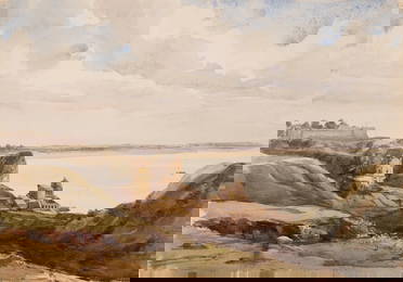 Primrose (Gen. James Maurice) Collection of 24 original drawings from his time in India with the