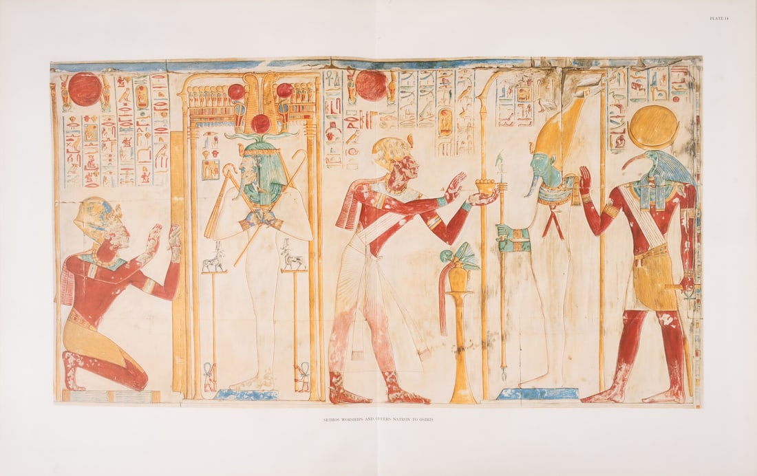 Egypt.- Gardiner (Alan H., editor) The Temple of King Sethos I at Abydos, first edition, 2 vol. (1 of 1)