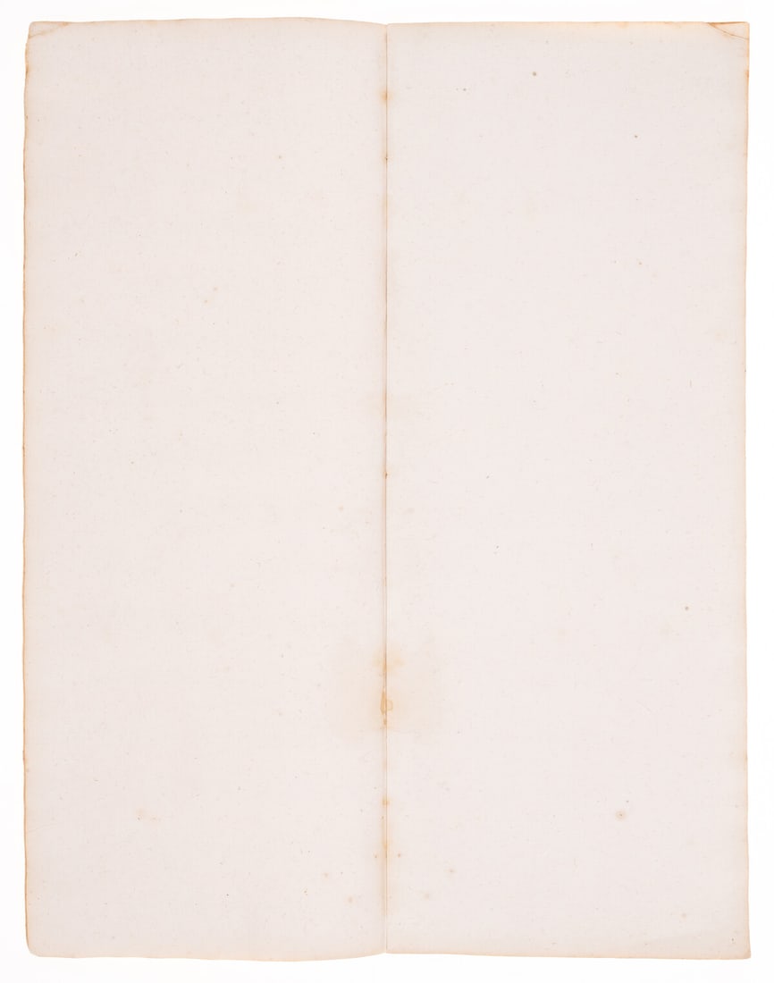Blank paper.- [Volume of c. 90 sheets of blank laid paper], [c. 1800].: Blank paper.- [Volume of c. 90 sheets of blank laid paper], centra