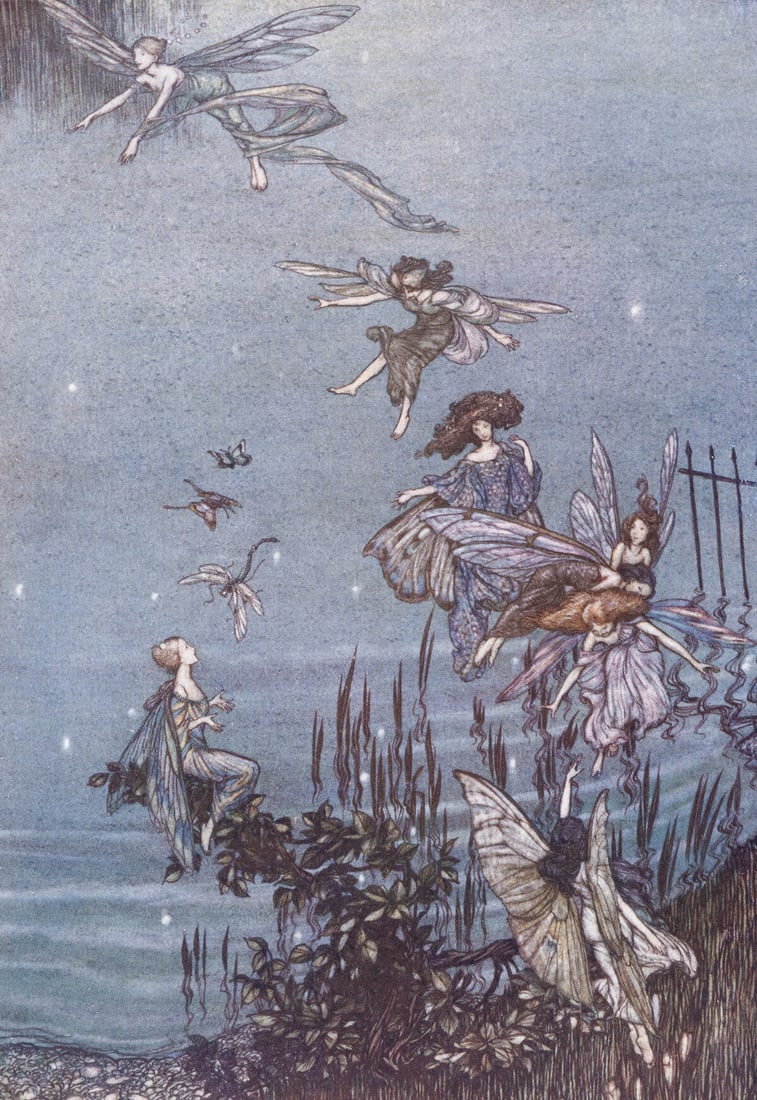 Barrie (J.M.) Peter Pan in Kensington Gardens, first trade edition, 1906; and 15 others, mostly: Barrie (J.M.) Peter Pan in Kensington Gardens, first trade edition, 49 tipped in plates only (of 50) by Arthur Rackham, captioned tissue-guards, lacking frontispi