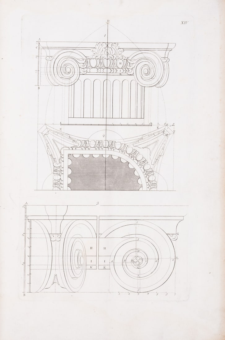 Architecture.- Gibbs (James) Rules for Drawing the Several Parts of Architecture, second edition,: Architecture.- Gibbs (James) Rules for Drawing the Several Parts of Architecture, second edition, 64 engraved