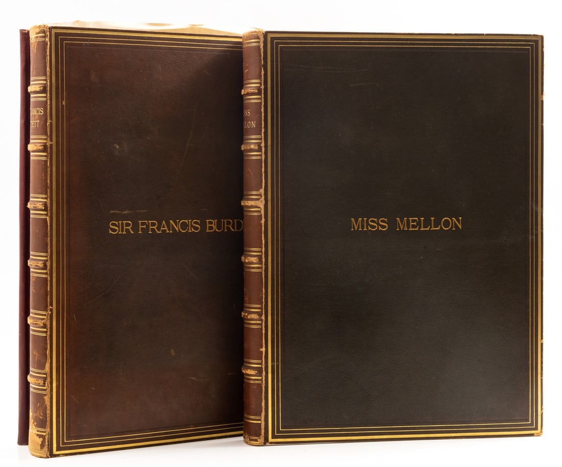 Blank paper.- Two presentation folio albums of blank paper, with over 140 sheets, 1820 (1 of 1)