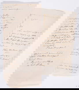 Miscellany.- Smith (Sydney, Rev.) Autograph Letter signed to "Messrs Longman and Rees" publisher's,: Miscellany.- Smith (Sydney, Rev., author and wit, 1771-1845)