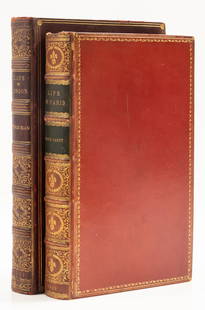 Cruikshank (George).- Egan (Pierce) Life in London; or the Day and Night Scenes..., bound in maroon: Cruikshank (George).- Egan (Pierce) Life in London; or the Day and Night Scenes..., third&nbsp;iss