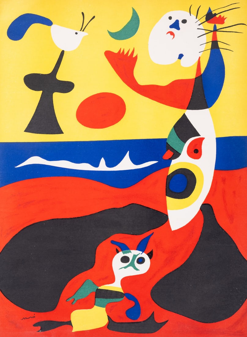 Miro & Chagall.- Verve: An Artistic and Literary Quarterly, Vol.1, number 3, with 4 original colour (1 of 1)