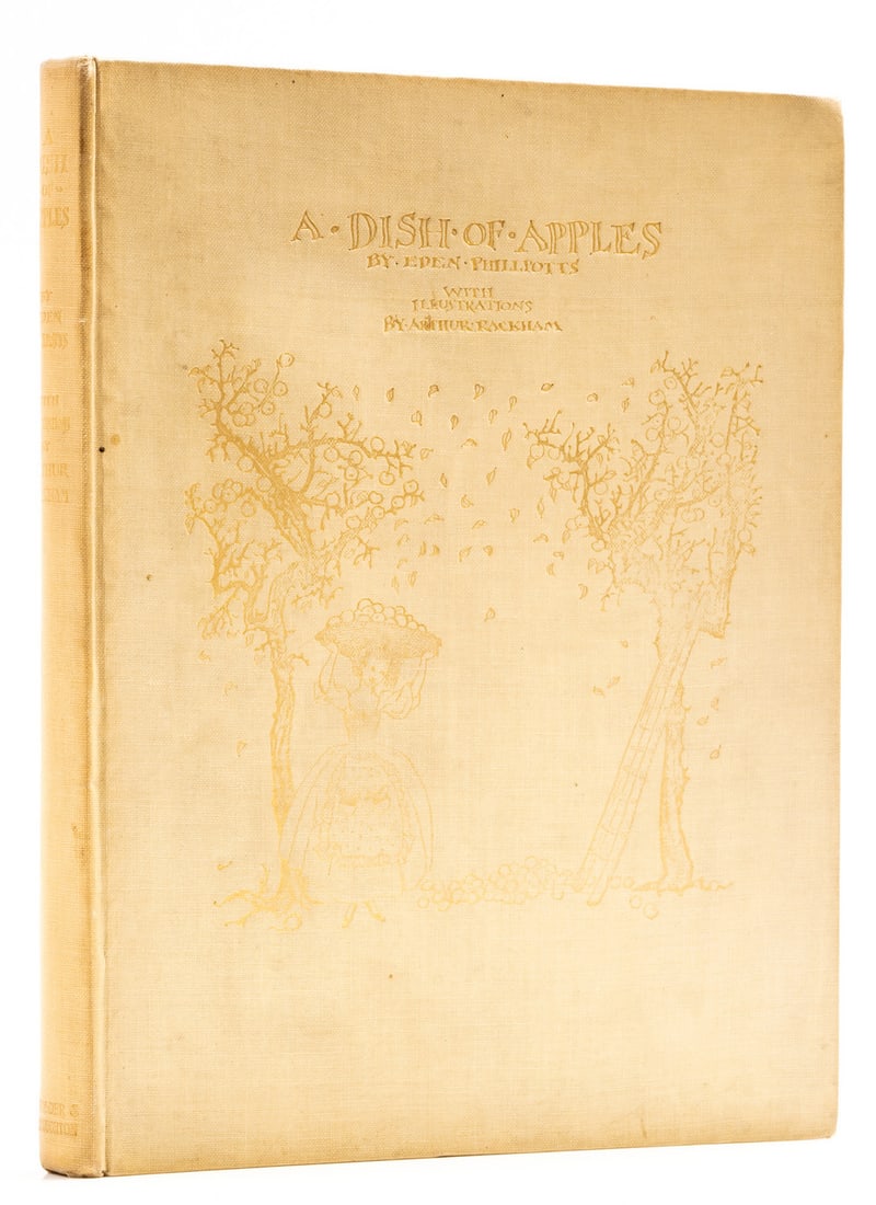 Rackham (Arthur).- Phillpotts (Eden) A Dish of Apples, London & New York, 1921.: Rackham (Arthur).- Phillpotts (Eden) A Dish of Apples, one of 500 copies signed by the artist and author, 3 tipped-in colour plates and other ill