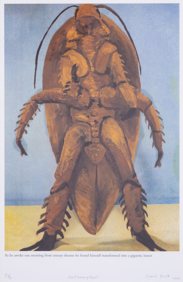 Gavin Turk (b.1967) and Fiona Banner (b.1966) Metamorphosis and Swarm, from Bugs: a portfolio: Gavin Turk (b.1967) and Fiona Banner (b.1966)Metamorphosis and Swarm, from Bugs: a portfolioTwo prints of various media, 2000, each signed and dated in pencil, each numbered from the edition of 90, pu