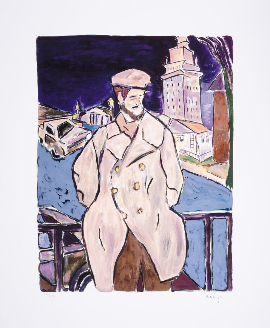 Bob Dylan (b.1941) Man On A Bridge, from The Drawn Blank Series (2011): Bob Dylan (b.1941) Man On A Bridge, from The Drawn Blank Series (2011) Digital pigment print in colours, 2011, signed in pencil, numbered from the edition of 295, printed by GTZ Fine Art Edition