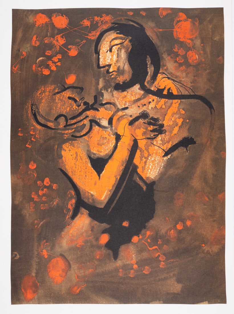 Piper (John, illustrator).- Tambimuttu. India Love Poems, out-of-series copy signed by John Piper: Piper (John, illustrator).- Tambimuttu. India Love Poems, out-of-series copy signed by John Piper and Tambimuttu from an edition limited to 200, 18 colou