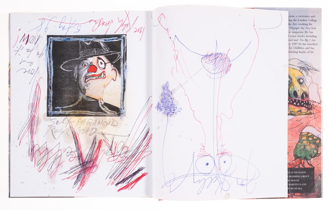 Steadman (Ralph) Gonzo the Art, first edition, first impression, signed presentation inscription and (1 of 2)