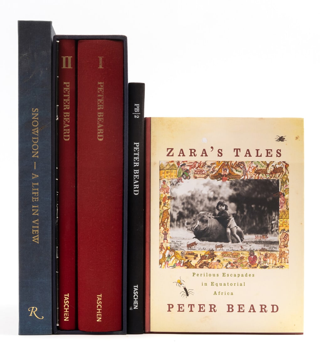 Beard (Peter) Peter Beard, 2 vol., first edition of the compact format, Cologne, Taschen, 2008; and: Beard (Peter) Peter Beard, 2 vol., first edition of the compact format, original cloth, slip-case, Cologne, Taschen