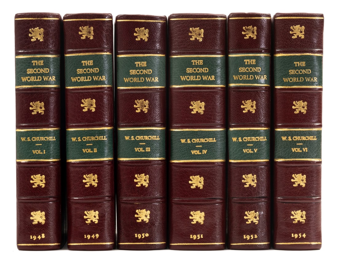 Churchill (Sir Winston Spencer) The Second World War, 6 vol., first editions, 1948-54. (1 of 1)