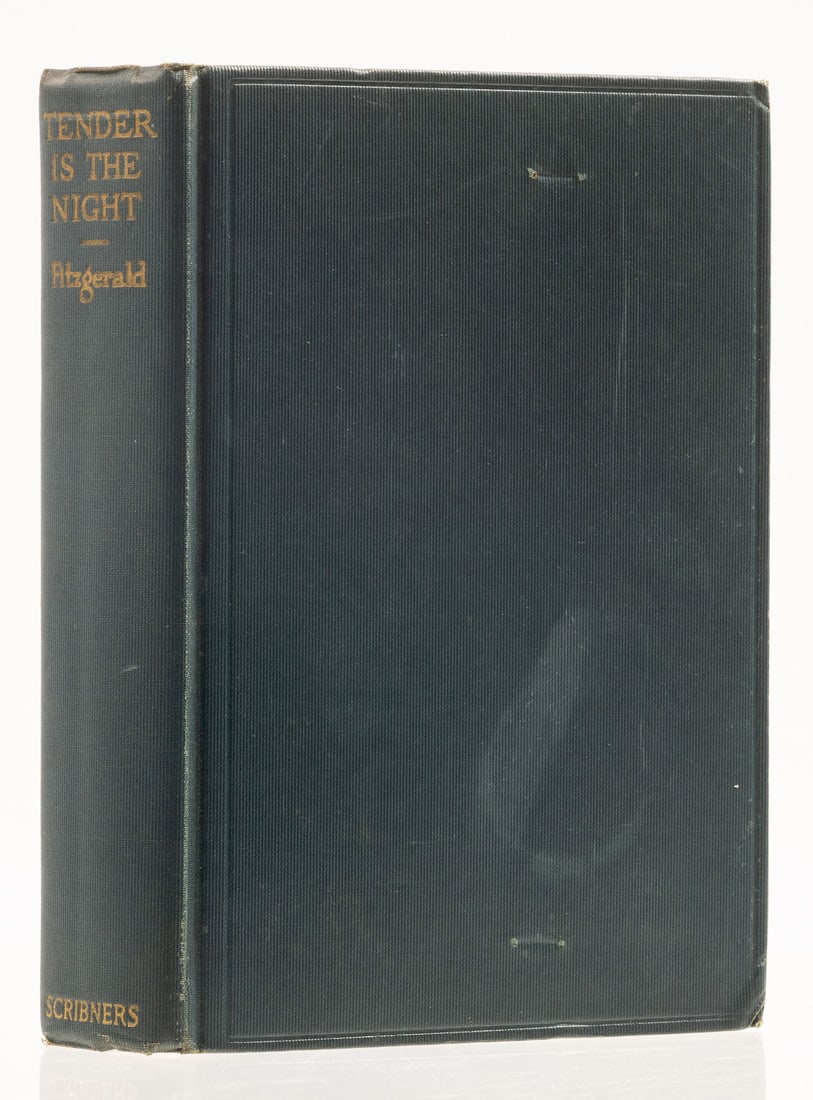 Fitzgerald (F. Scott) Tender is the Night, first edition, first printing, New York, 1934 (1 of 1)