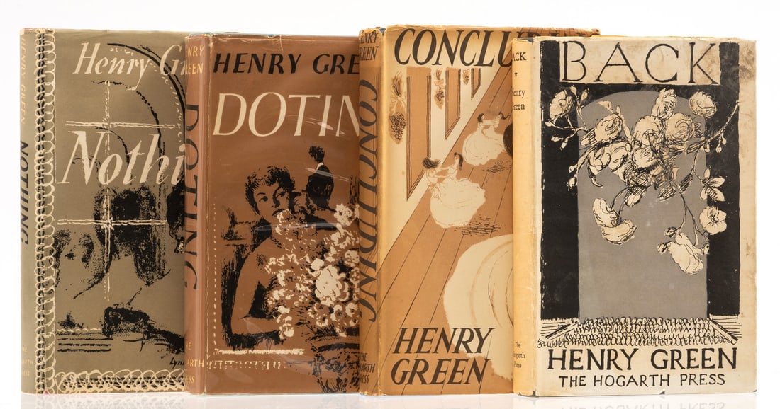 Green (Henry) Back, first edition, 1947; and 3 others by the same (4): Green (Henry) Back, ink ownership signature to first free endpaper dated January 1947, light browning strips to endpapers, dust-jacket designed by Vanessa Bell, s